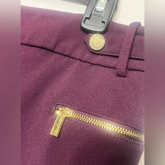 Calvin Klein Purple Pantsuit with Gold Accents - Picture 3 of 8